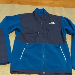 Mens The North Face Blue Fleece Jacket Size Small